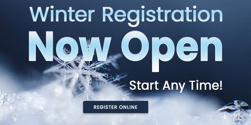 Winter Registration now open
