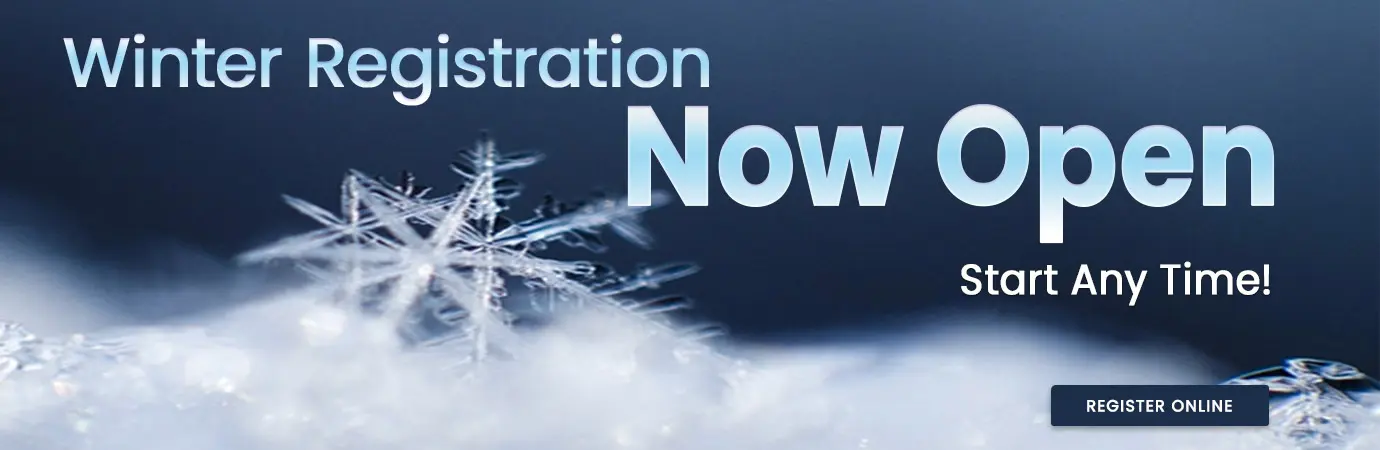 Winter Registration now open