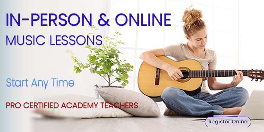 In-Person and Online Music Lessons