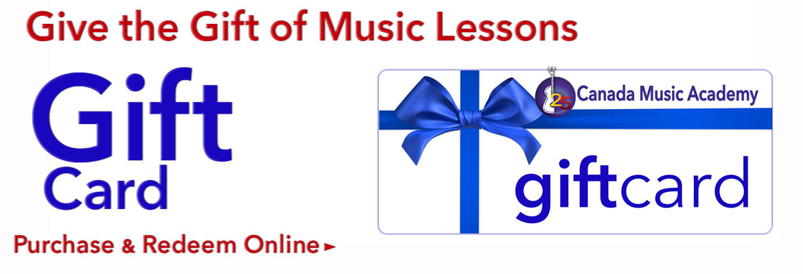 Give the  Gift of Music Lessons