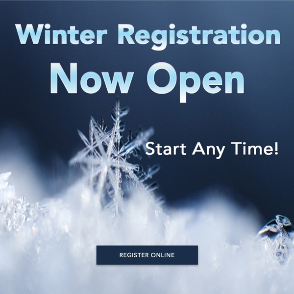 Winter Registration Now Open